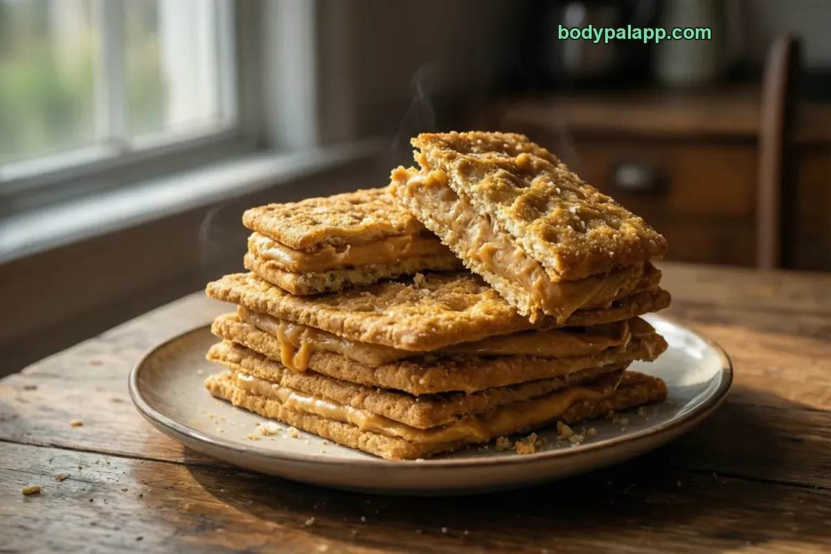 Peanut butter crackers, sandwich-type, packaged