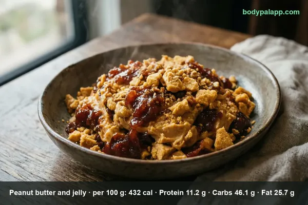 Peanut Butter And Jelly calories