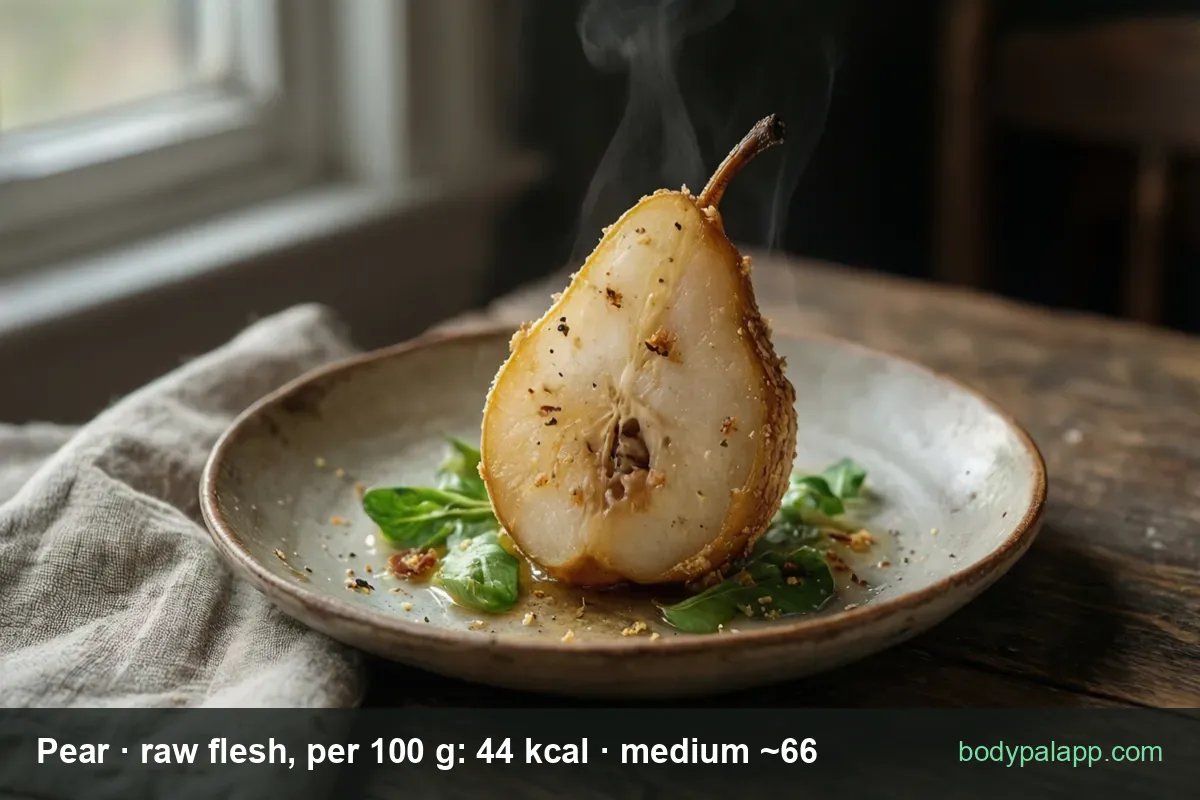 Pear - 66 kcal per medium fruit