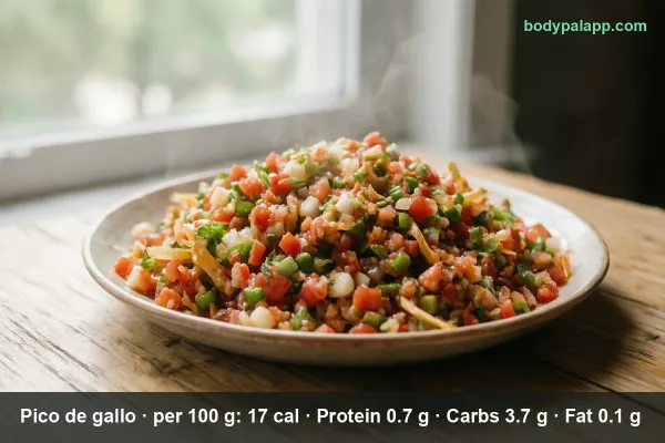 Pico de gallo calories