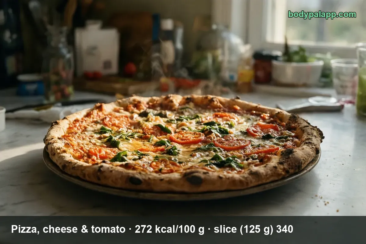 Pizza - 340 kcal per slice