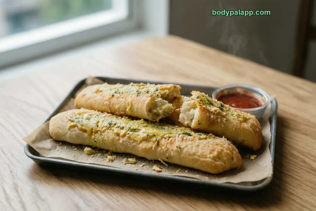 Pizza hut breadstick, fast food, parmesan garlic