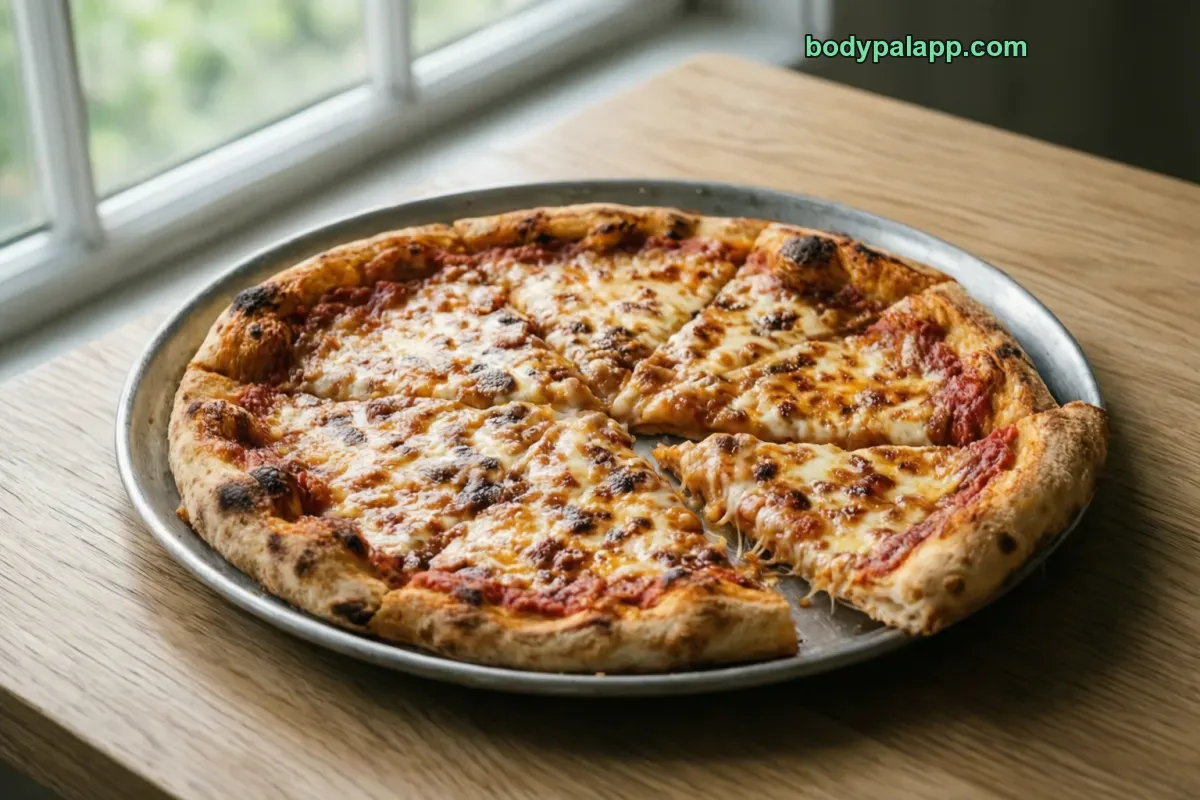 Pizza hut cheese pizza, fast food