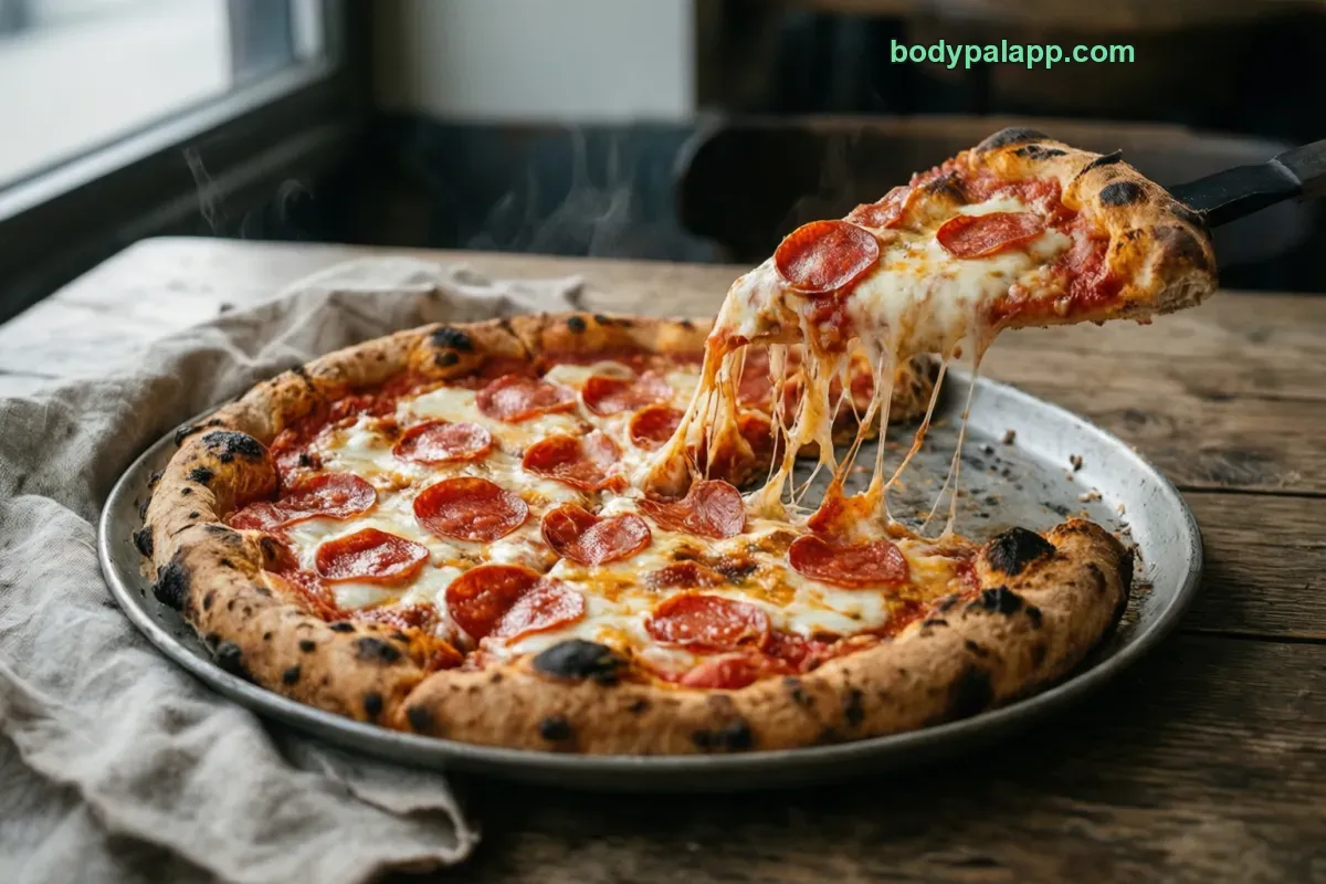 Pizza luce pizza, cheese pizza, restaurant serving