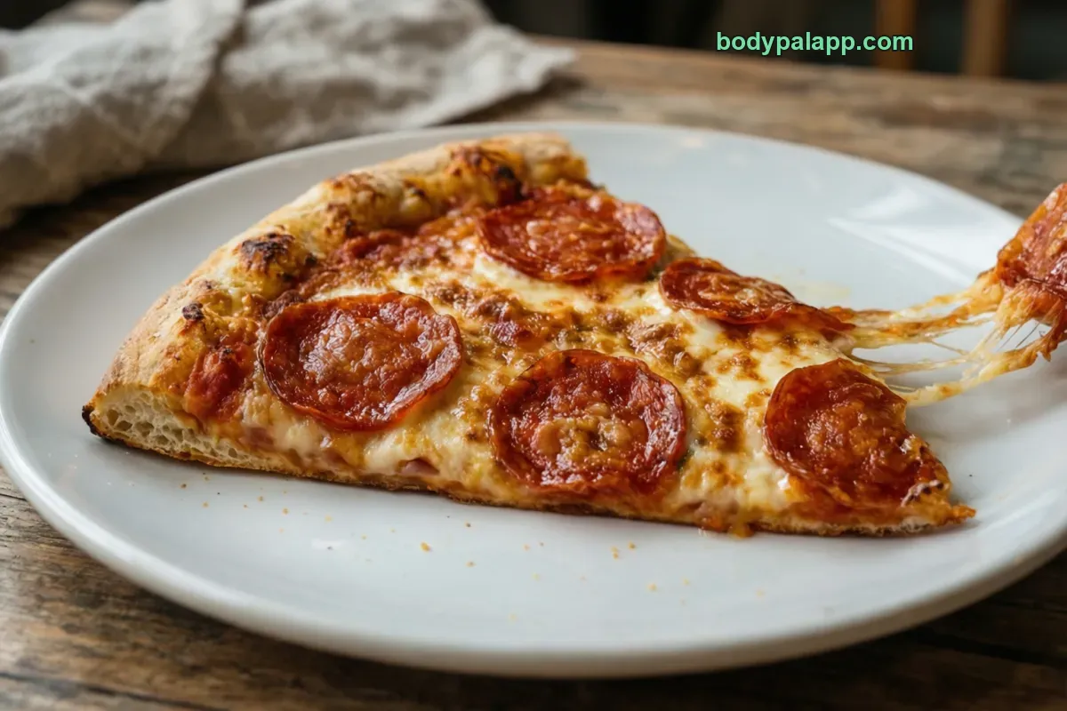 Domino's pizza slice, 14" cheese, hand-tossed