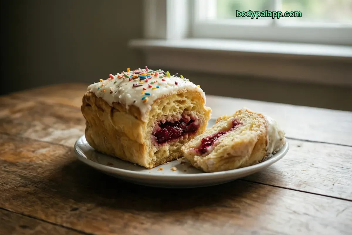 Pop tart, breakfast tart, low fat