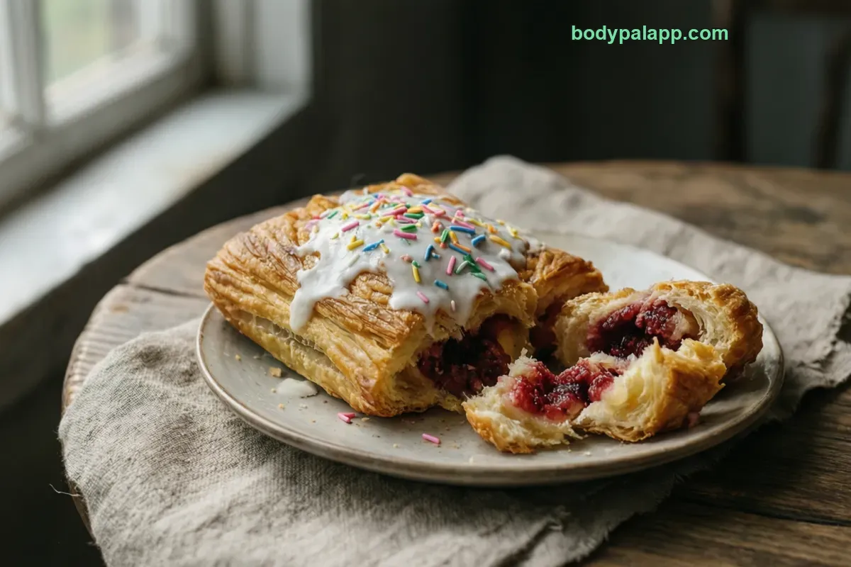 Pop-tart, frosted fruit toaster pastry