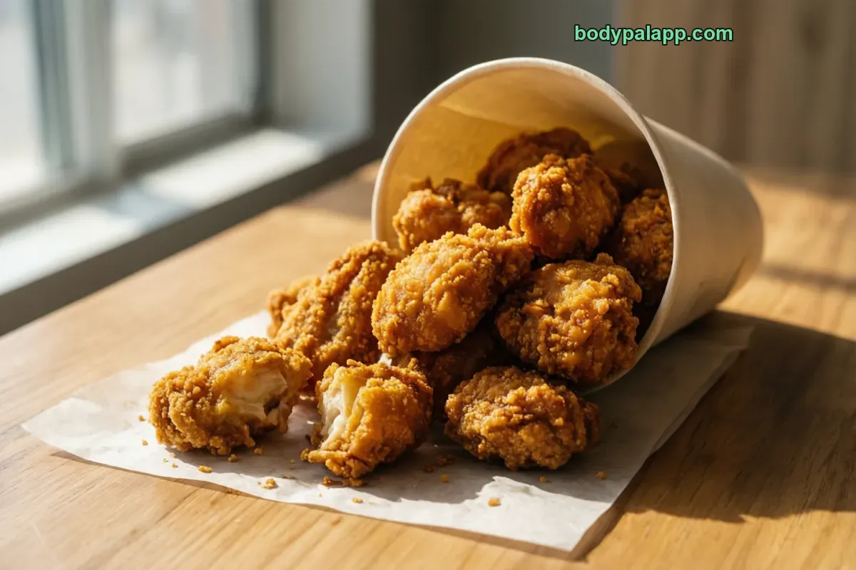 Kfc popcorn chicken, fast food