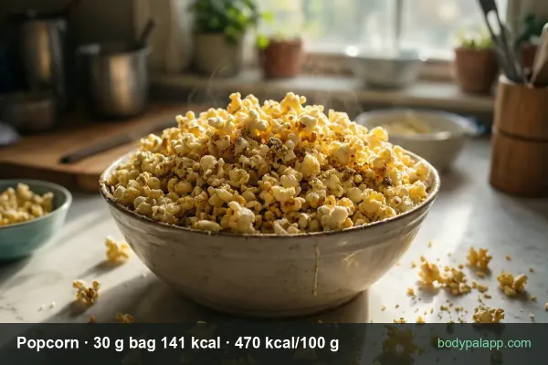 Popcorn calories