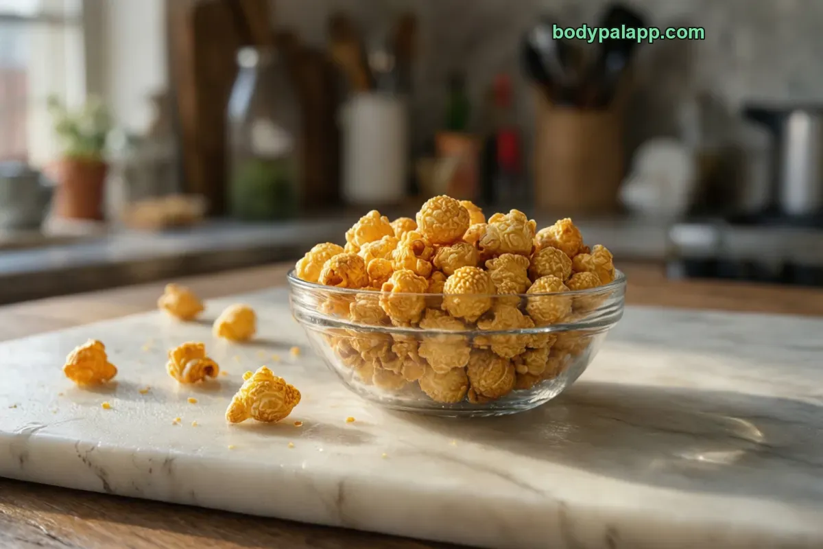 Popcorn kernel, kernels, air-popped