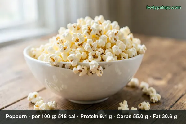 Popcorn calories