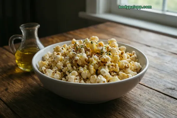 Popcorn With Olive Oil
