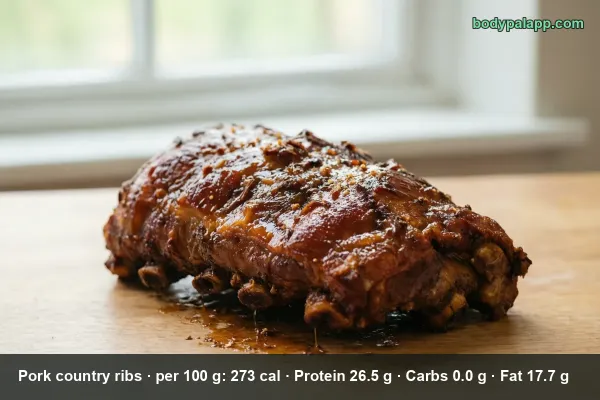Pork Country Style Ribs calories