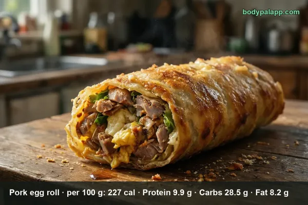 Pork Egg Roll calories