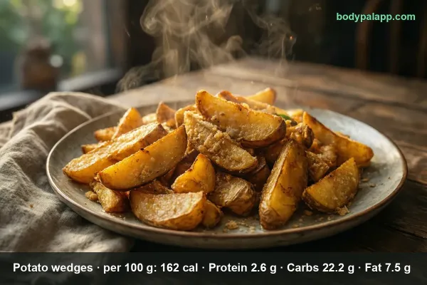 Potato wedges calories