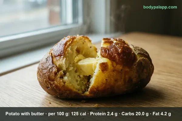Potato With Butter calories