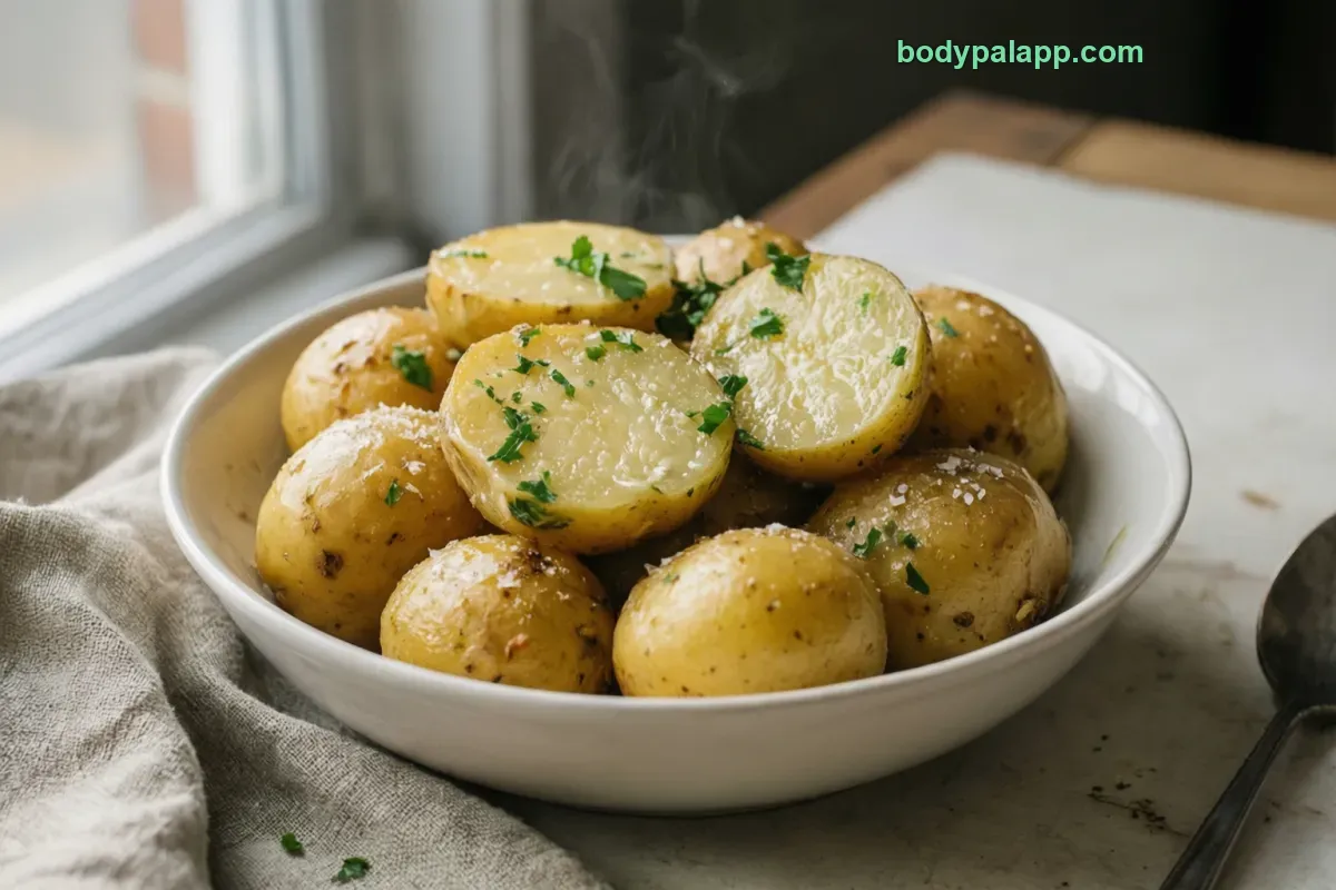 Boiled potato, boiled, peeled, unsalted