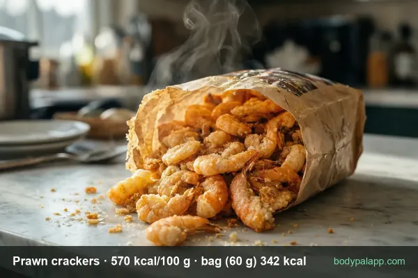 Prawn crackers calories