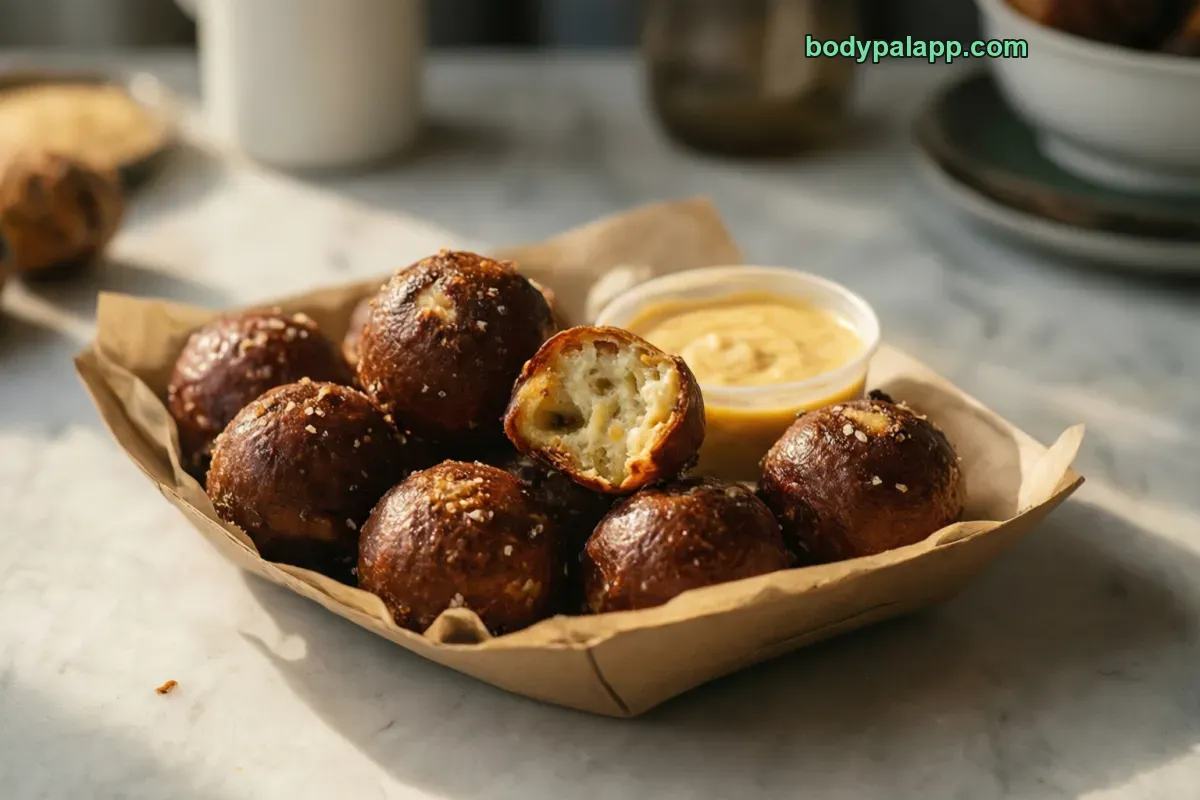 Pretzel bites, hard pretzels, plain, salted