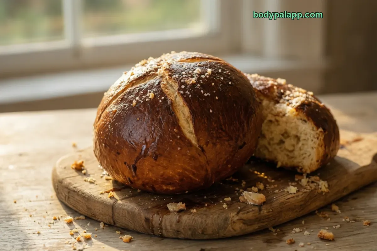 Pretzel roll, packaged, per label