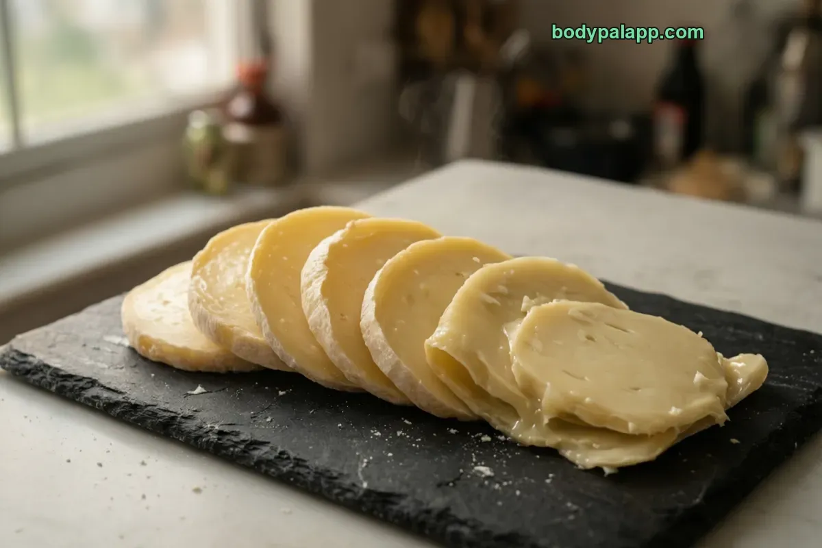 Provolone cheese, full-fat, sliced