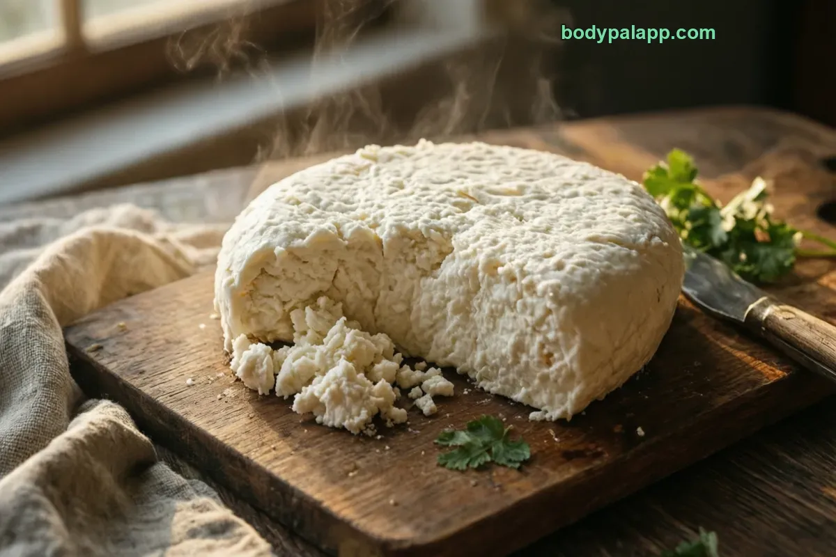 Queso fresco, fresh, unripened cheese