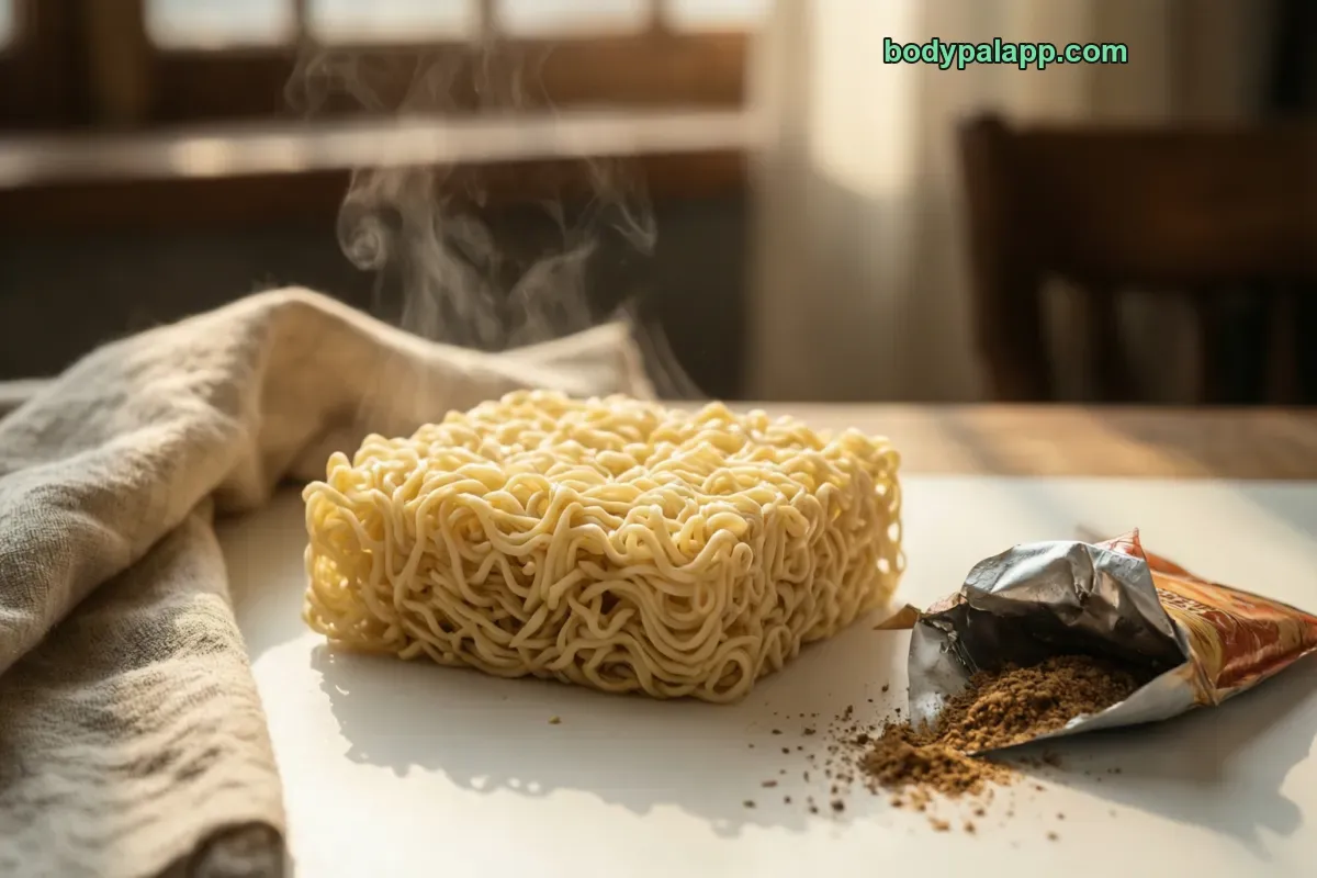 Ramen packet, dry, any flavor