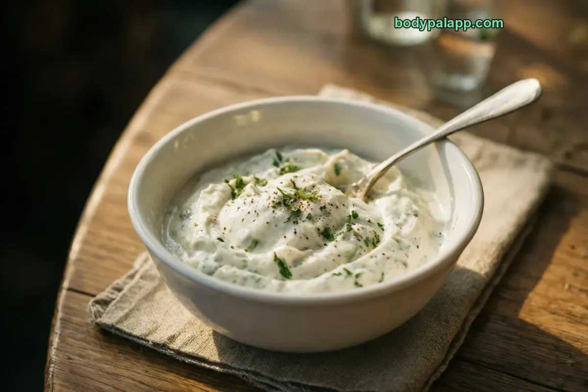 Ranch dip, regular, ready to eat