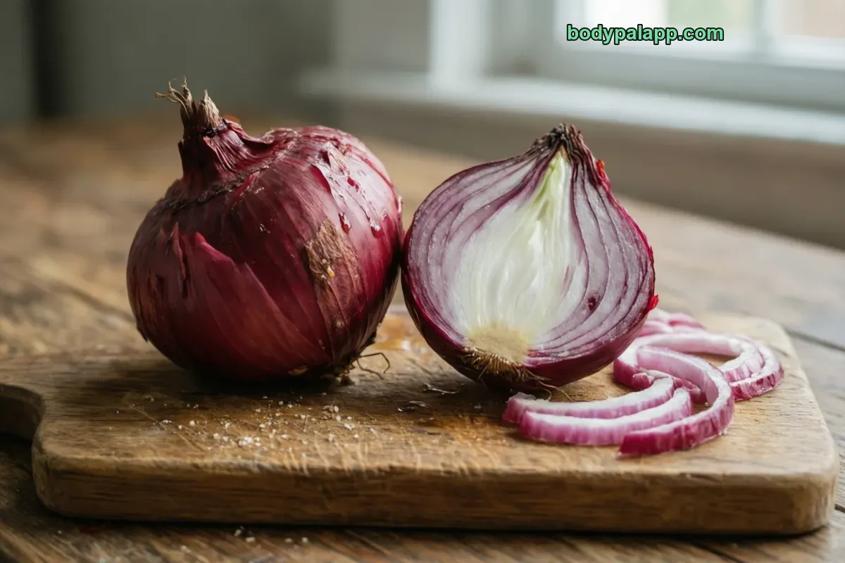 Red onion, raw