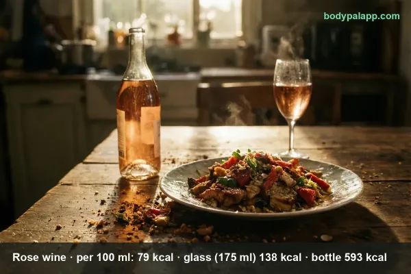 Rosé wine calories