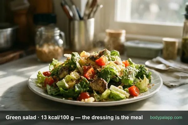 Salad calories