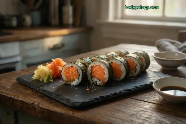 Salmon Roll (Sushi Maki)