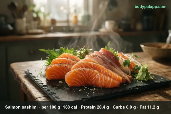 Salmon Sashimi calories