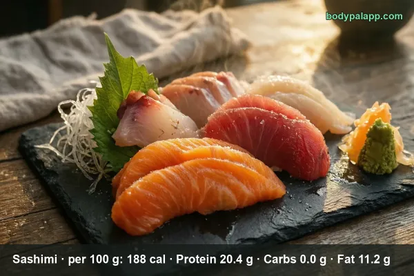 Salmon Sashimi calories