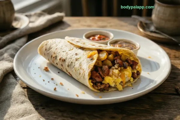 Sausage Breakfast Burrito