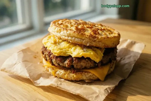 Sausage Egg And Cheese Mcgriddle