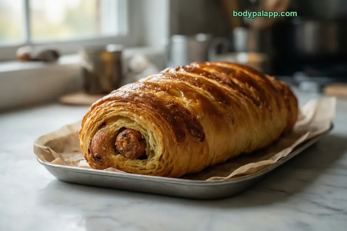 Greggs sausage roll, as served