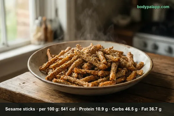 Sesame sticks calories