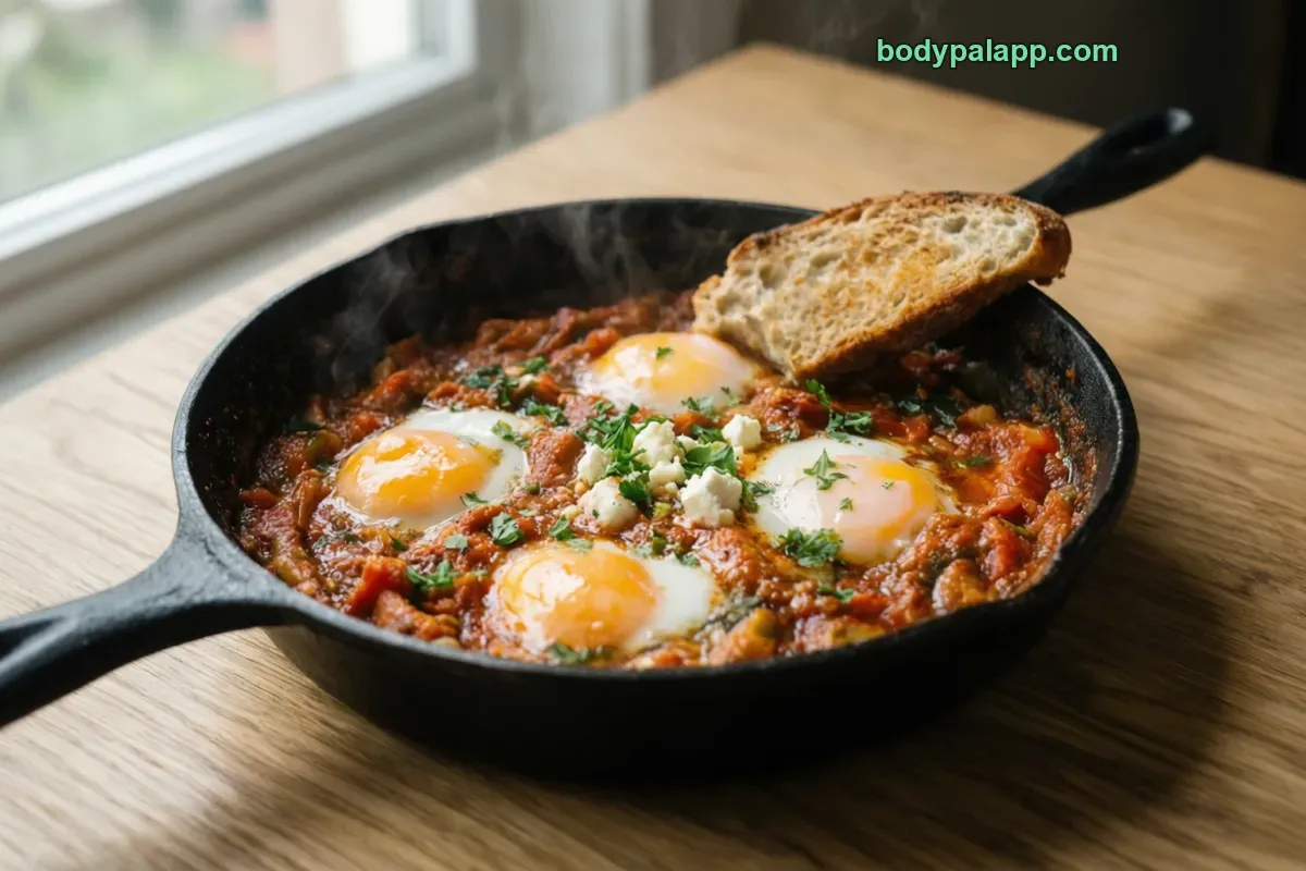 Shakshuka, packaged, per label