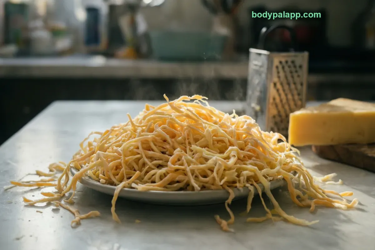 Shredded cheese, mozzarella, low-moisture part-skim
