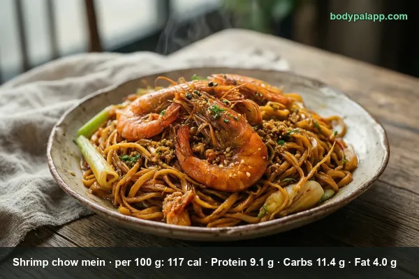 Shrimp Chow Mein calories