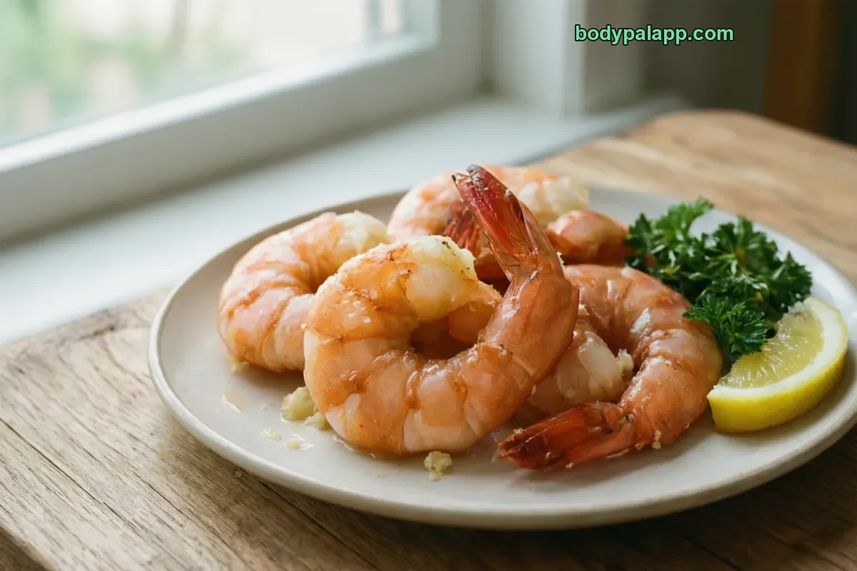 Shrimp, cooked, no coating