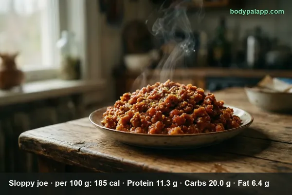 Sloppy Joe calories