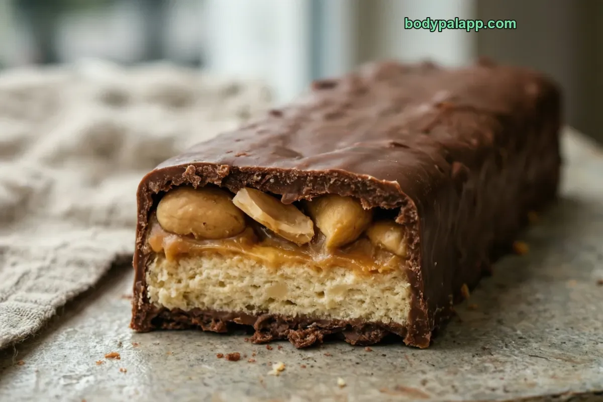 Snickers bar, milk chocolate candy bar