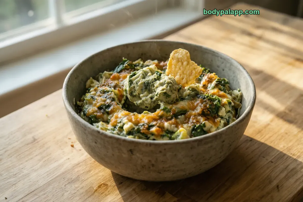 Spinach dip, regular recipe