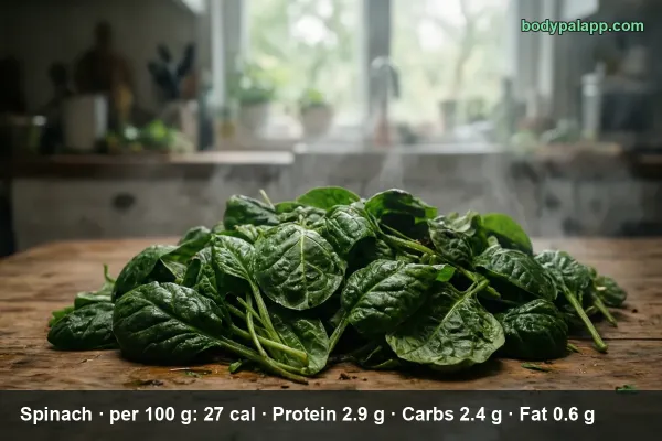 Spinach calories