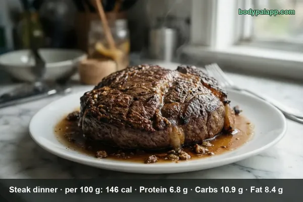 Steak Dinner calories