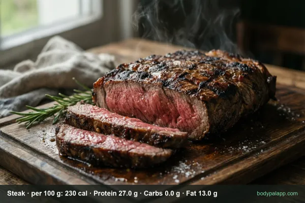 Steak calories