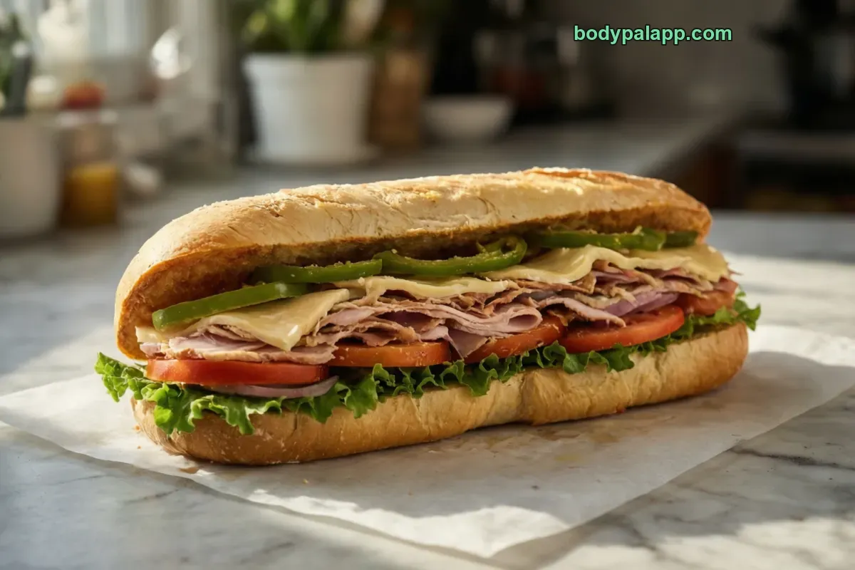 Subway footlong, fast food, turkey breast