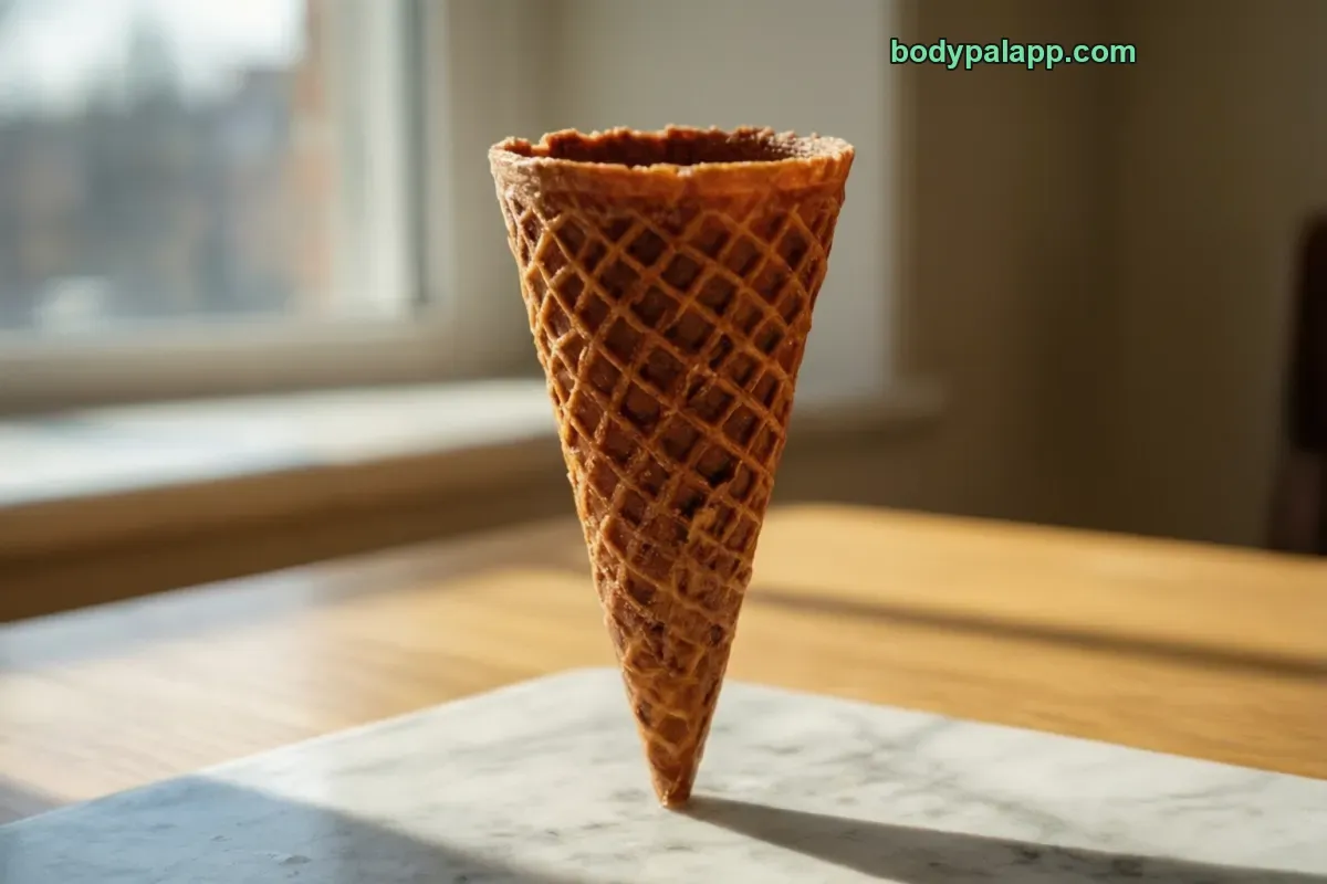 Sugar cone, rolled-type, no ice cream